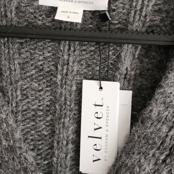 VELVET BY GRAHAM AND SPENCER HAZEL CARDIGAN NWT SZ L - Picture 4 of 5